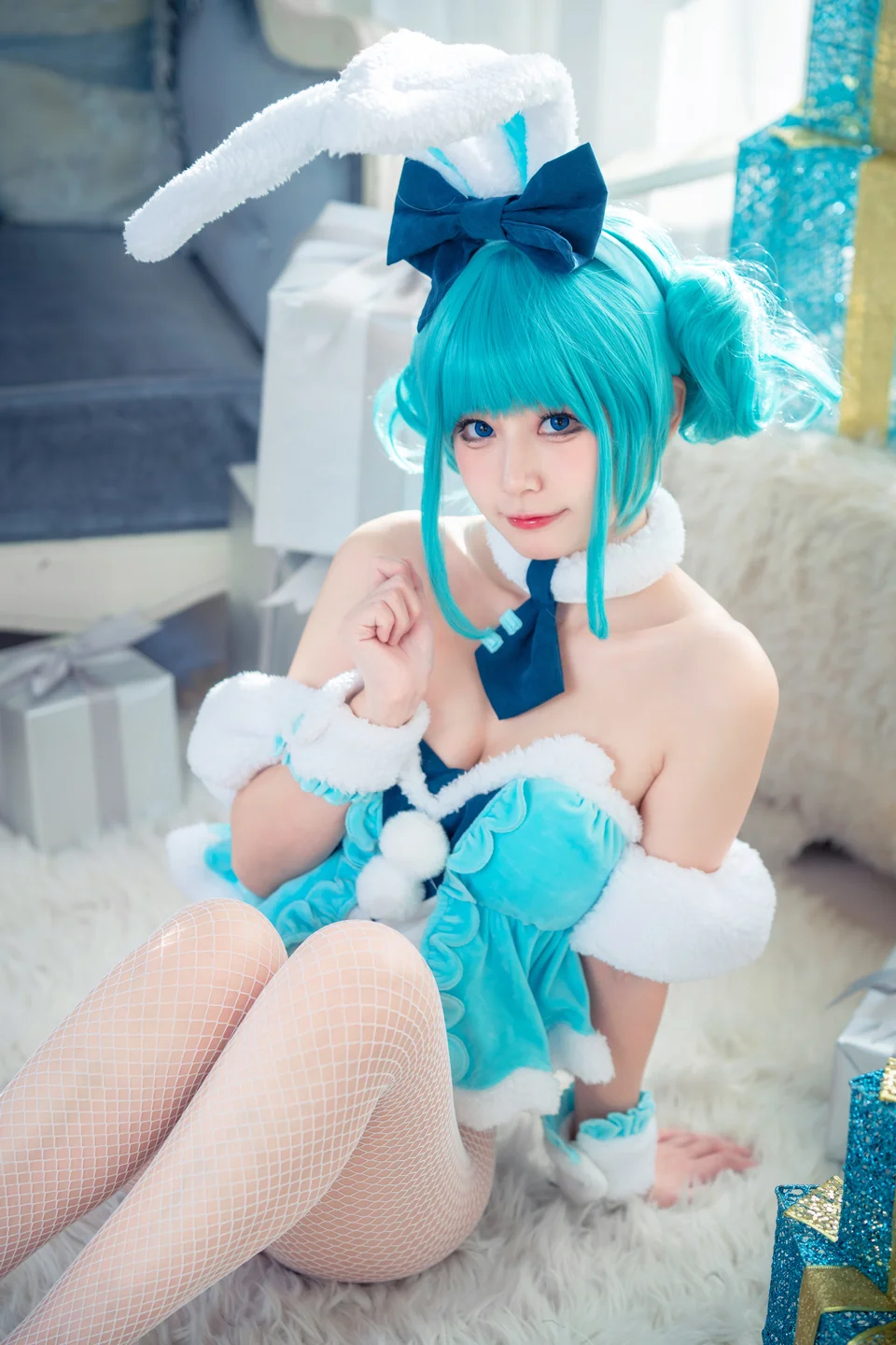 猫大人 - 初音白兔 [24P-280MB] tg@simisebaisi 【丝足阁】007.webp